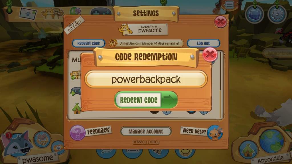Animal jam codes for pets